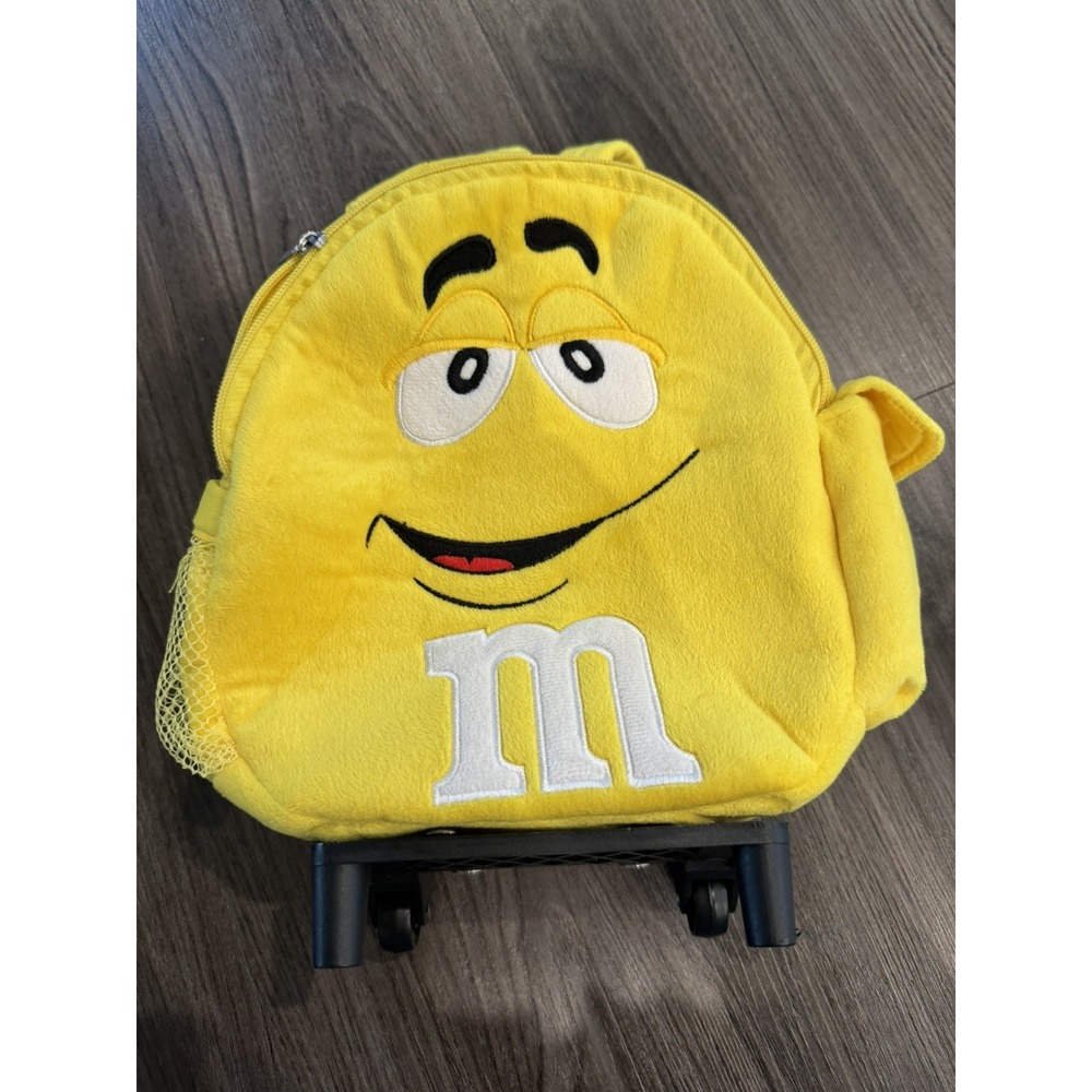 2017 Yellow M&M Character Plush Backpack/Trolley13-21"